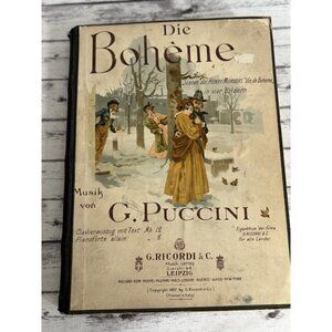 Puccini - La Bohème (The Bohemians) - Vocal Score - G.Ricordi & Co. 1897